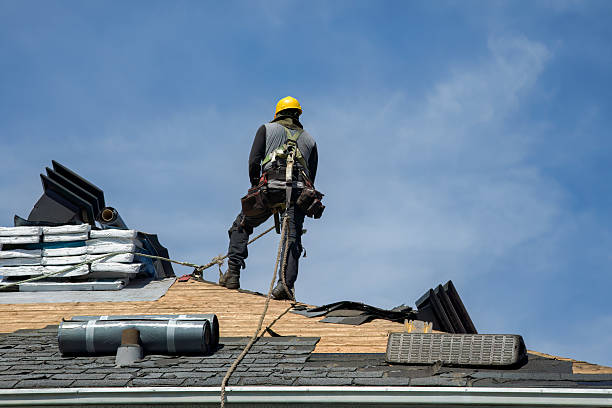 Professional Roofing technician working in Old Town, FL
